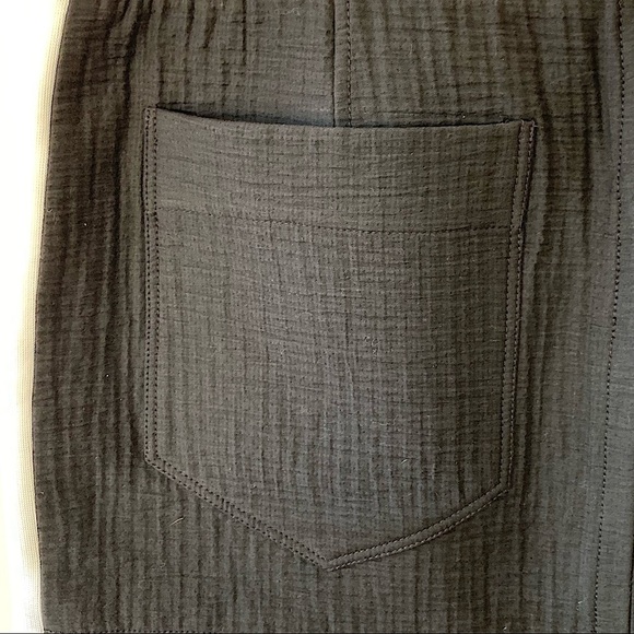 𝅺HELMUT Lange Rafter Side Zip Miniskirt in Black and White Size 10 - Picture 8 of 13